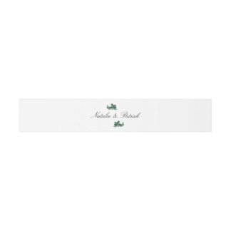 Bandeau De Faire-part Bandes de ventre Mariage Dragon Vert
