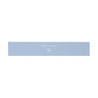Bandes élégantes bleu-clair simples de ventre