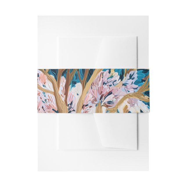 Bandeau De Faire-part Becoming Collection Botanical Belly Band (Devant example)