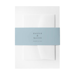 Bandeau De Faire-part Bleu vintage