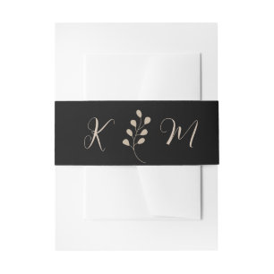 Bandeau De Faire-part Boho Minimaliste Botaniques Terracotta Mariage