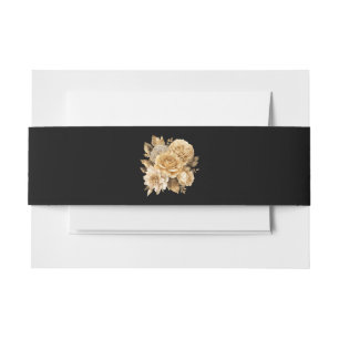 Bandeau De Faire-part Bouquet-Mariage de fleurs neutres