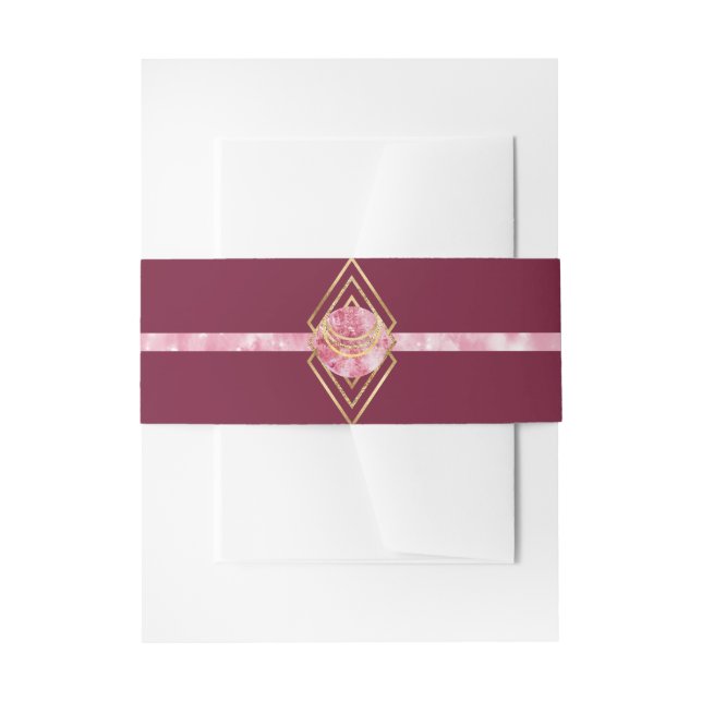 Bandeau De Faire-part Boysenberry Belly Band (Devant example)