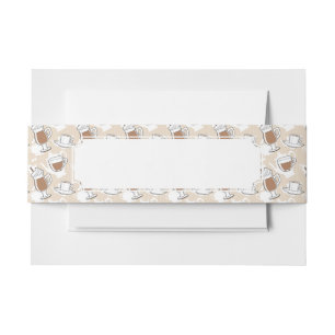 Bandeau De Faire-part Café, motif doux