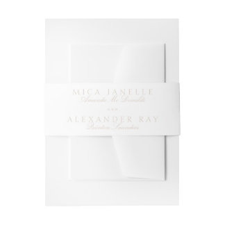 Bandeau De Faire-part Calligraphie classique Mariage rose pâle
