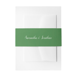 Bandeau De Faire-part Calligraphie  Mariage vert