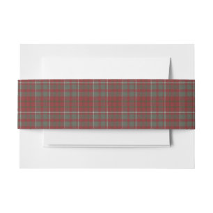 Bandeau De Faire-part Cameron Lochiel Scottish Tartan