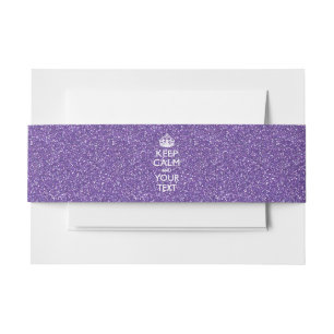 Bandeau De Faire-part Candy Purple GARdez CALME ET votre texte créatif