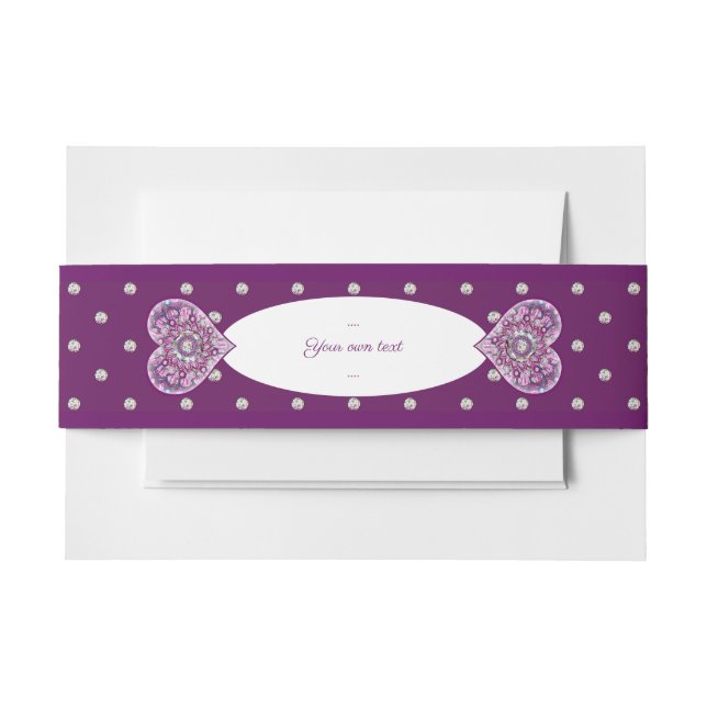 Bandeau De Faire-part Cardinal rouge Rosace (Devant Example)