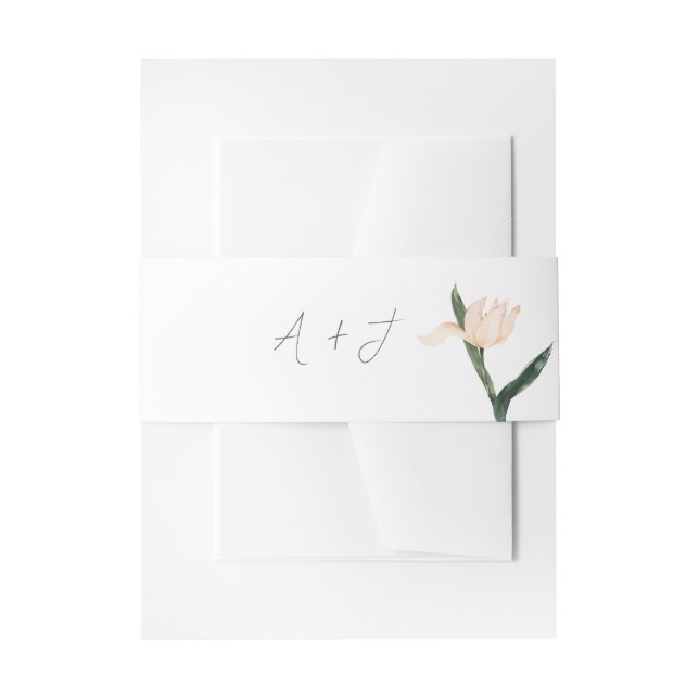 Bandeau De Faire-part Carte RSVP circulaire florale rose blush moderne (Devant example)