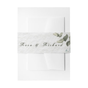Bandeau De Faire-part Carton d'invitation de mariage floral élégant
