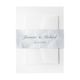 Bandeau De Faire-part ceinture de mariage aquarelle rustique pastel