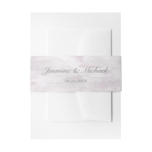 Bandeau De Faire-part ceinture de mariage aquarelle rustique pastel