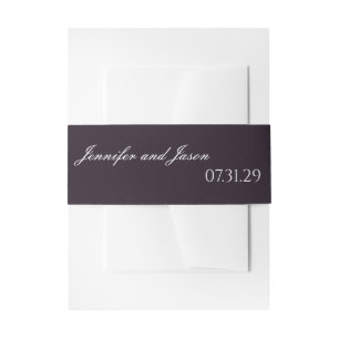 Bandeau De Faire-part Céleste noir et blanc