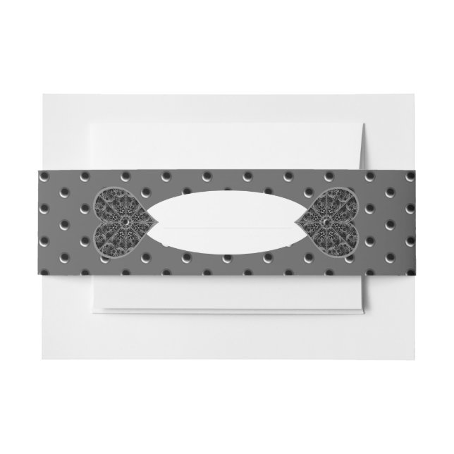 Bandeau De Faire-part Céramique noir (Devant Example)