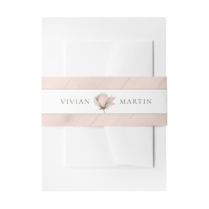 Bandeau De Faire-part Chaleur d'hiver Single Floral Classic