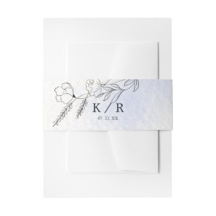 Bandeau De Faire-part Charmant Bracelet de Ventre de Mariage Minimaliste