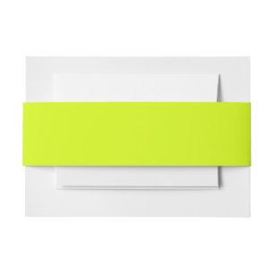 Bandeau De Faire-part  Chartreuse Jaune (couleur unie) 