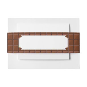 Bandeau De Faire-part Chocolat du lait