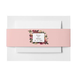 Bandeau De Faire-part Chrysanthème romantique