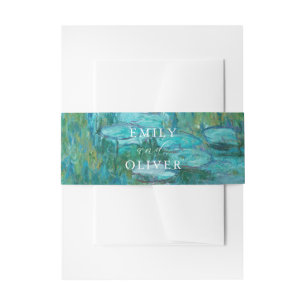 Bandeau De Faire-part Claude Monet Water Lilies Mariage