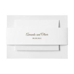 Bandeau De Faire-part Coastal Chic Golden Sand Turquoise Mariage d'eau