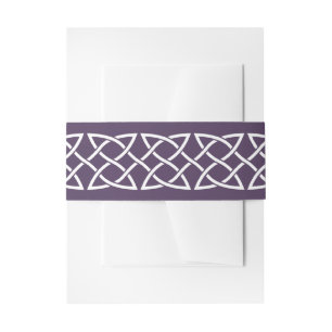 Bandeau De Faire-part Coeurs de brasage celtique dans la bande de ventre