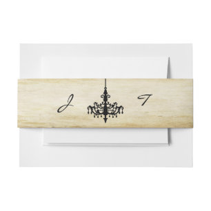 Bandeau De Faire-part Collection Mariage de lustres Vintages