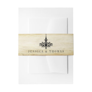 Bandeau De Faire-part Collection Mariage de lustres Vintages