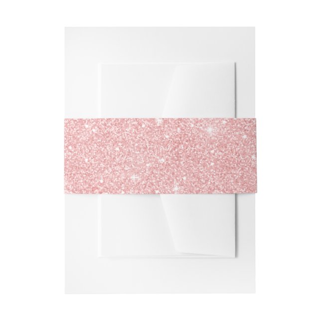 Bandeau De Faire-part Collection Mariage élégante rose (Devant example)
