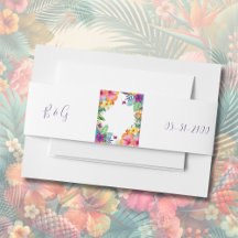 Coloré hawaïen tropical Mariage