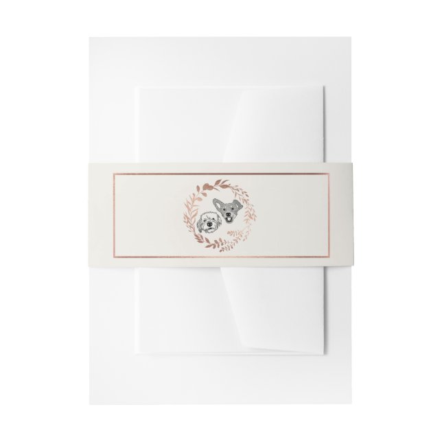 Bandeau De Faire-part Commande personnalisée Lindsey & Ray (Devant example)