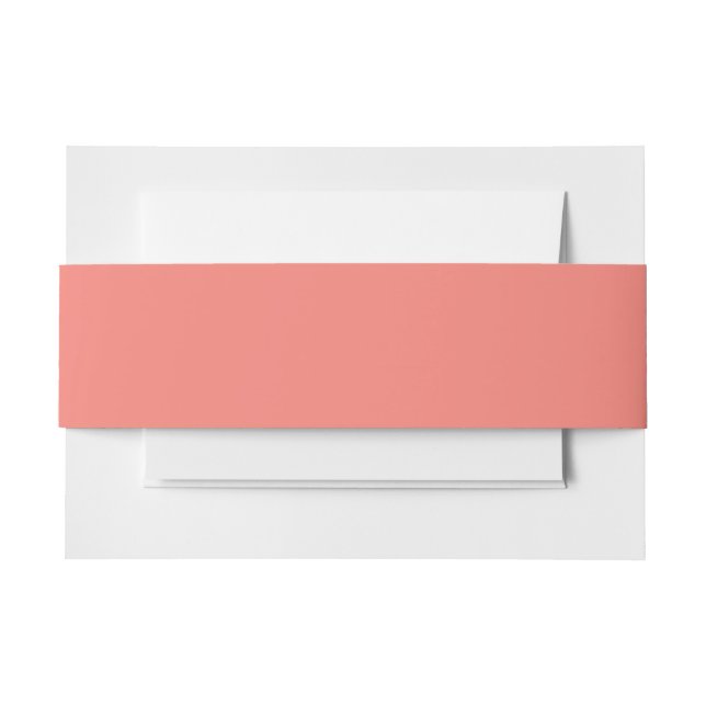 Bandeau De Faire-part Corail rose (Devant Example)