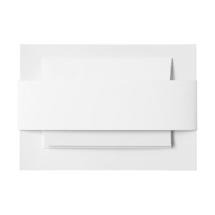 Bandeau De Faire-part couleur blanc