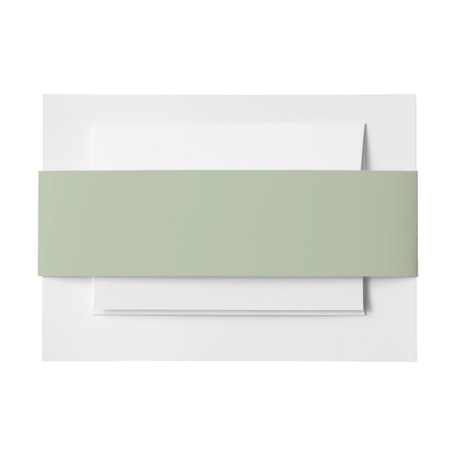 Bandeau De Faire-part Couleur claire et verte (Devant Example)