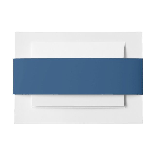 Bandeau De Faire-part Couleur solide bleue noble du Monaco (Devant Example)