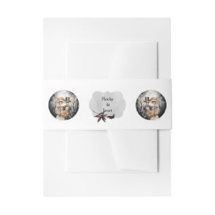 Bandeau De Faire-part Couple Mariage