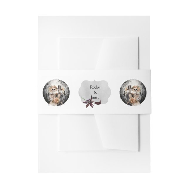 Bandeau De Faire-part Couple Mariage (Devant example)