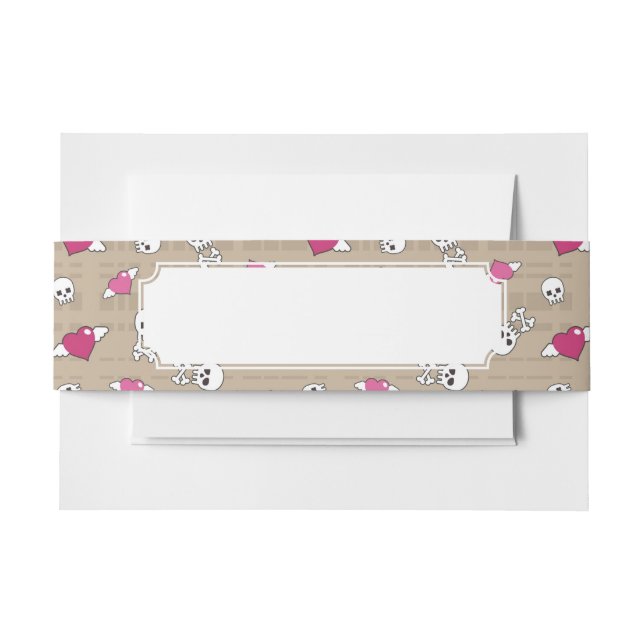 Bandeau De Faire-part Crânes (Devant Example)