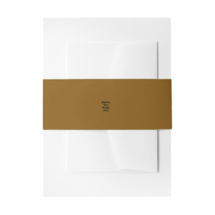 Bandeau De Faire-part Créez Votre Propre Brun