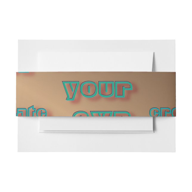 Bandeau De Faire-part 🤍 Créez votre propre Modèle personnalisé (Devant Example)