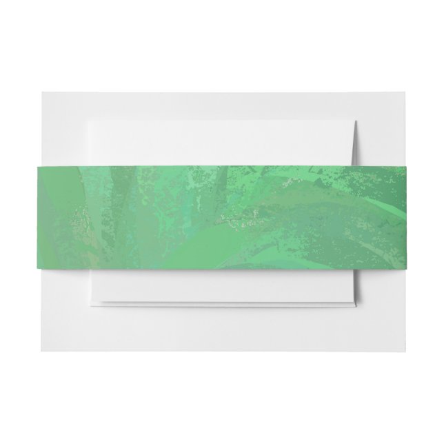 Bandeau De Faire-part Crème d'émeraude (Devant Example)