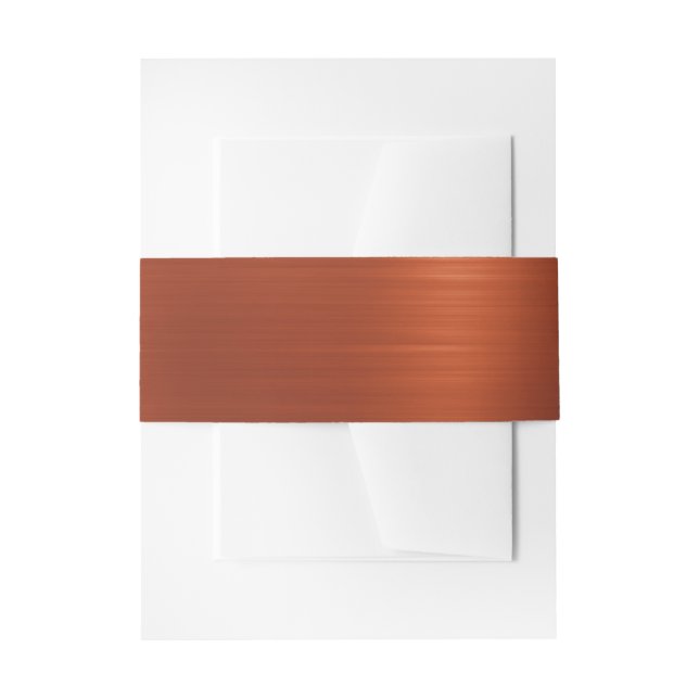 Bandeau De Faire-part Dégradé Terracotta Shimmer (Devant example)