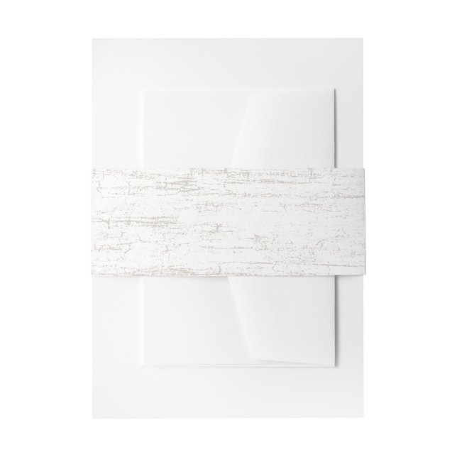 Bandeau De Faire-part Design à la bouleau blanche (Devant example)