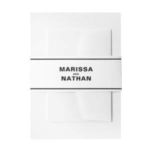 Bandeau De Faire-part Dessiné ensemble Mariage