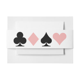 Bandeau De Faire-part Destiny Las Vegas Faire-part de mariage Bellyband