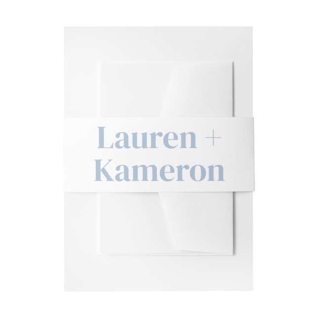 Bandeau De Faire-part Détails de mariage Invitation de mariage moderne B (Devant example)