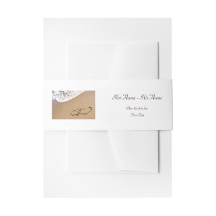 Bandeau De Faire-part Deux Hearts