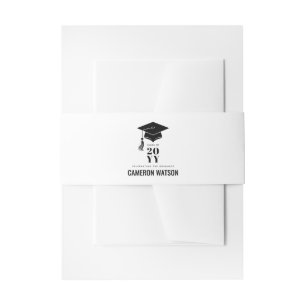 Bandeau De Faire-part Diplôme de fin d'études personnalisé moderne avec