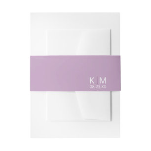 Bandeau De Faire-part Douce Mariée Arch Lilas ID998